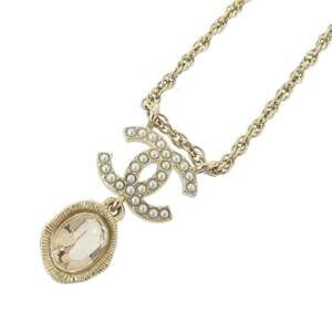 Chanel Pendant Necklace With Crystal #249922C11B